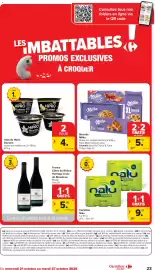 Carrefour Market folder week 43 Pagina 23: Biscuits Milka €5,12, Yaourts Hipro Danone €4,00