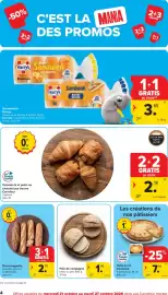 Carrefour Market folder week 43 Pagina 4: Sandwiches Harrys €3,65, Pain de campagne €1,99