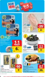 Carrefour Market folder week 43 Pagina 6: Moules de Zélande Impérial Carrefour €7,99, Cœur de cabillaud Carrefour €2,75