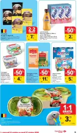 Carrefour Market folder week 43 Pagina 9: Lait chocolaté Chocomel €2,25, Fromages Brugge ou Nazareth €7,38