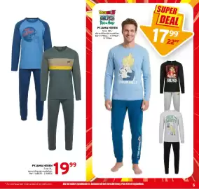 Trafic folder Pagina 5: Pilanis DARTERBACK NY PYJAMA HEREN S tot XL. Verschillende modellen. Ref 1168525 1168526 1999