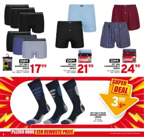Trafic folder Pagina 6: Set van 3 boxershorts heren €17,99, Set van 2 boxershorts heren €24,99