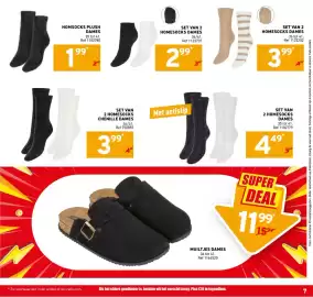 Trafic folder Pagina 7: Set van 2 homesocks dames €3,99, Set van 2 homesocks dames €2,99