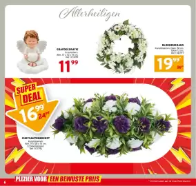Trafic folder Pagina 6: Bloemenkrans €19,99, Grafdecoratie €11,99