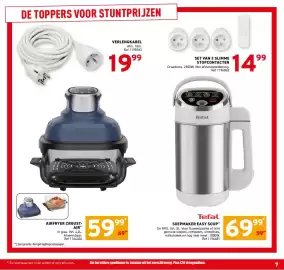 Trafic folder Pagina 7: Tefal soepmaker easy soup €69,99, Set van 3 slimme stopcontacten €14,99
