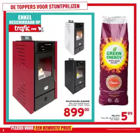 Trafic folder Pagina 8: Pellets €5,99, Pelletkachel diamond €899,00