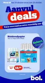 Bol.com folder week 43 Pagina 1: Huishoudpapier van o.a. Page, Edet & Nalys €16,99