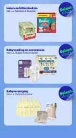 Bol.com folder week 43 Pagina 9: Luiers en billendoekjes van o.a. Pampers & Huggies HUGGIES MAANDBOX 5 160 Pampers baby-dry