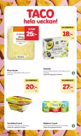 Hemköp reklamblad vecka 43 Sida 9: Garant avokado €18,00, Eldorado Riven Gouda €25,00