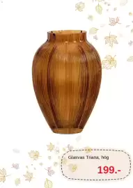 Blomsterlandet reklamblad vecka 43 Sida 5: Glasvas Triana, hög €199,00