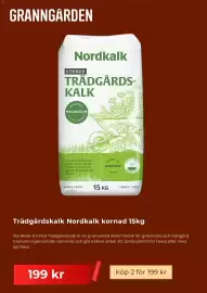 Granngården kampanjblad Sida 3: Nordkalk trädgårdskalk kornad €199,00