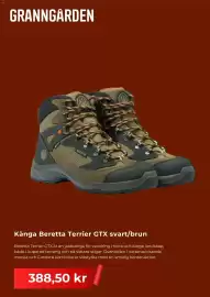Granngården kampanjblad Sida 4: Känga Beretta Terrier GTX svart/brun €388,50