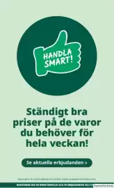 Tempo reklamblad vecka 43 Sida 7: HANDLA SMART! Ständigt bra priser på de varor du behöver för hela veckan! Se aktuella