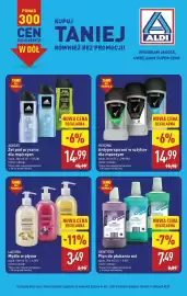 ALDI gazetka | ALDI Ceny w dół! Strona 19: ADIDAS Żel pod prysznic dla mężczyzn €14,99, Lacura Mydło w płynie €3,49