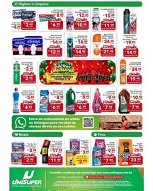 Encarte UniSuper Página 4: Limpador Perfumado Girando Sol €7,99, Espuma de Barbear Above Men €14,99