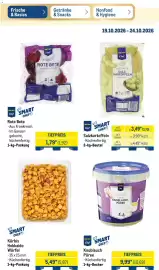 METRO Prospekt woche 43 Seite 11: SMART CHEF Kürbis Hokkaido Würfel €5,49, METRO Chef Knoblauch Püree €9,99