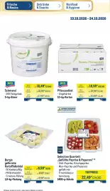 METRO Prospekt woche 43 Seite 16: Selection Quartett „Gefüllte Paprika & Peperoni“ €22,49, Aro Schmand €16,49