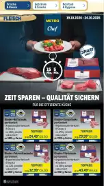 METRO Prospekt woche 43 Seite 2: Rinder-Filetsteaks portioniert €43,49, Rinder-Hüftsteaks portioniert €24,49