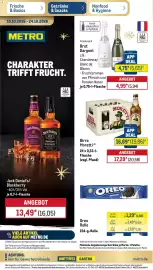 METRO Prospekt woche 43 Seite 22: Brut Dargent €4,99, Birra Moretti €16,69