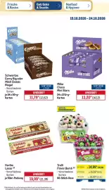 METRO Prospekt woche 43 Seite 25: Corny Big oder Milch Classic Riegel €11,79, Trolli Flavor Bomb €14,99