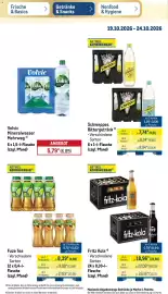 METRO Prospekt woche 43 Seite 26: Fuze Tea €8,39, Fritz Kola €18,96