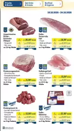 METRO Prospekt woche 43 Seite 3: Rinderzungenstück PRO TRACE €11,99, Kalbskugel hell €15,99