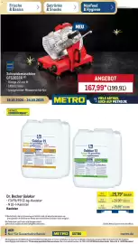 METRO Prospekt woche 43 Seite 37: Dr. Becher Galakor €28,89, METRO PROFESSIONAL Schneidemaschine GFS3022R €167,99