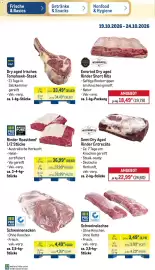 METRO Prospekt woche 43 Seite 4: Rinder Roastbeef €36,99, True WILDERNESS Semi Dry Aged Rinder Entrecôte €22,99