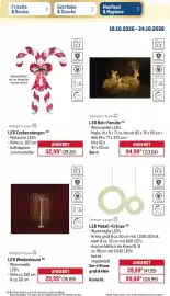 METRO Prospekt woche 43 Seite 49: Tarrington House LED Weidenbaum €29,99, Tarrington House LED Metall-Kränze €39,99