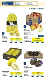 METRO Prospekt woche 43 Seite 9: Honigmelonen €2,69, Avocado Metro Chef €1,16