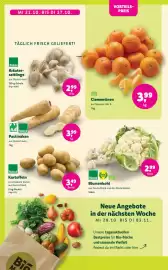 Biomarkt Prospekt Seite 6: Blumenkohl €2,99, Bioland Kartoffeln €3,49