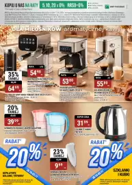 Bi1 gazetka Strona 22: Czajnik Titanum €31,99, Eksprese półautomatyczny Webber Barista H5 €54,90