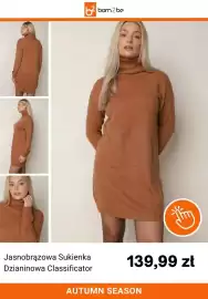 Born2be gazetka tydzień 42 Strona 4: Jasnobrązowa sukienka dzianinowa Classificator born2be €139,99