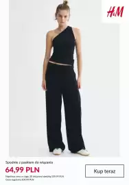 H&M gazetka tydzień 42 Strona 10: Spodnie z paskiem do wiązania H & M €64,99