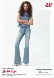 H&M gazetka tydzień 42 Strona 2: Flared High Jeans H & M €39,99