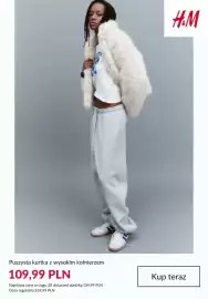 H&M gazetka tydzień 42 Strona 5: Puszysta kurtka z wysokim kołnierzem H & M €109,99