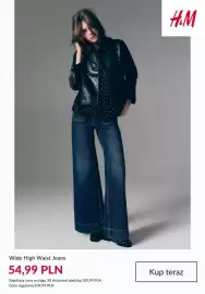 H&M gazetka tydzień 42 Strona 6: Wide High Waist Jeans H & M €54,99
