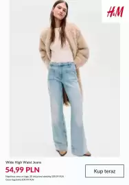 H&M gazetka tydzień 42 Strona 7: Wide High Waist Jeans H & M €54,99
