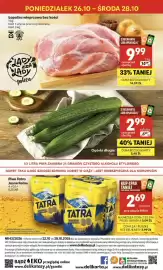 Delikatesy Centrum gazetka tydzień 43 Strona 40: Łopatka wieprzowa bez kości €9,99, Ogórki długie €2,99