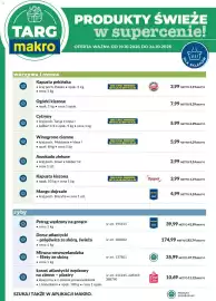 Makro gazetka tydzień 43 Strona 6: Winogrono ciemne €6,29, Miruna nowozelandzka – filety ze skórą €37,79