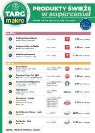 Makro gazetka tydzień 43 Strona 7: Kabanosy Palermo Skolim €5,24, Kiełbasa parówkowa €18,89