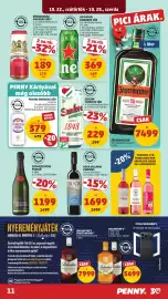 PENNY akciós újság hét 43 Oldal 15: Szovjetszkoje pezsgő €1.199,00, Jägermeister €7.499,00