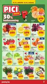 PENNY akciós újság hét 43 Oldal 2: Leccópaprika xxl* €599,00, Citrom €599,00