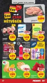 PENNY akciós újság hét 43 Oldal 21: Kápia paprika €699,00, Csirkemell csík €1.699,00