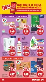 PENNY akciós újság hét 43 Oldal 27: Beefeater gin €3.999,00, Ariel mosószer €3.999,00