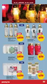 PENNY akciós újság hét 43 Oldal 35: Memoryflame mécses betét szett €1.999,00, Temetői mécses szett €1.999,00