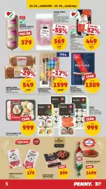 PENNY akciós újság hét 43 Oldal 7: Dárdás ínyenc sertésvirslí €1.399,00, Tabula ligna sült húsvagdalt €549,00