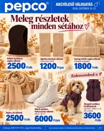 Pepco akciós újság Oldal 3: M Kötött balaklava sapka nőknek €2.500,00, Steppelt mellény €3.600,00