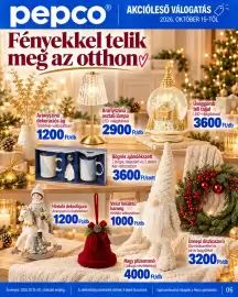 Pepco akciós újság Oldal 6: R pepco AKCIÓLESÓ VÁLOGATÁS Fényekkel telik meg az otthon♡ 2026. OKTÓBER 15-TŐL Aranyszínű
