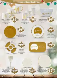 Folleto Soriana Mercado Página 10: Copa de plástico filo dorado destellos de luz €39,00